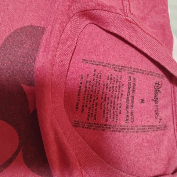 Disney Red Unisex Mickey Mouse Short Sleeve Tee - Picture 5 of 8